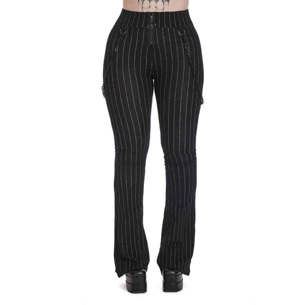 Banned - Charcoal Chic Flared trousers - Black